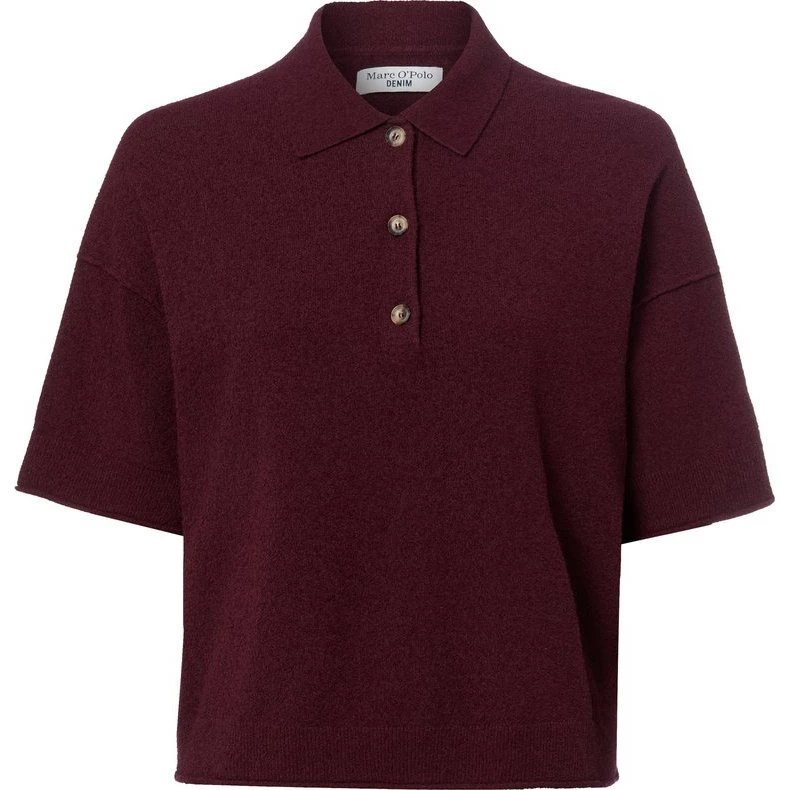Marc O'Polo Denim Dzianinowa Koszulka Polo z Rękawem 3/4