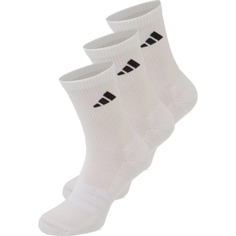 adidas Skarpetki Cushioned Sportswear Crew, 3 pary, białe, M