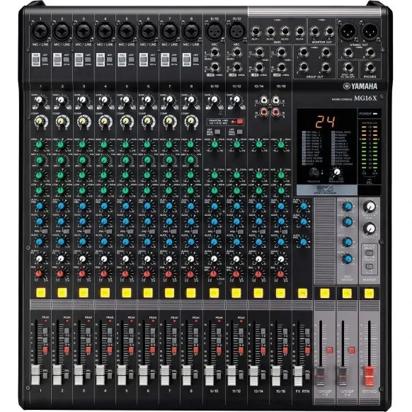 Yamaha MG16X 16-kanałowy mikser dźwięku z procesorem DSP