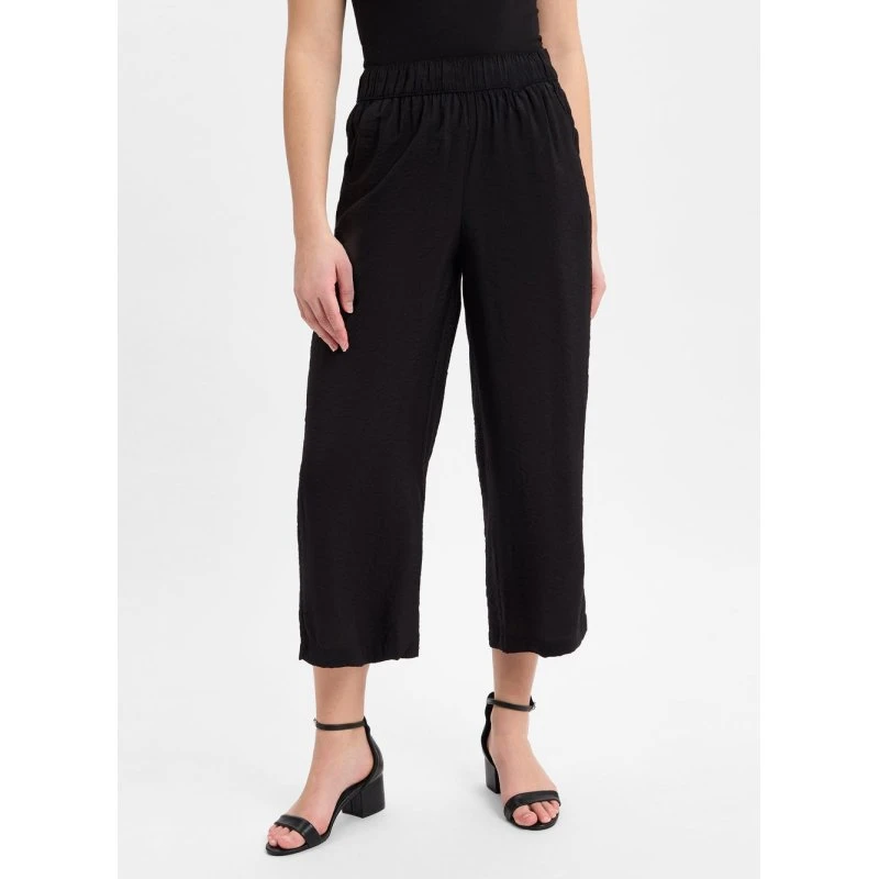 s.Oliver Spodnie Culottes Damskie Czarny 34