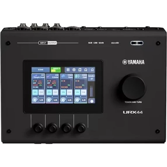 Yamaha URX44 BK – karta dźwiękowa USB-C 4 wejścia