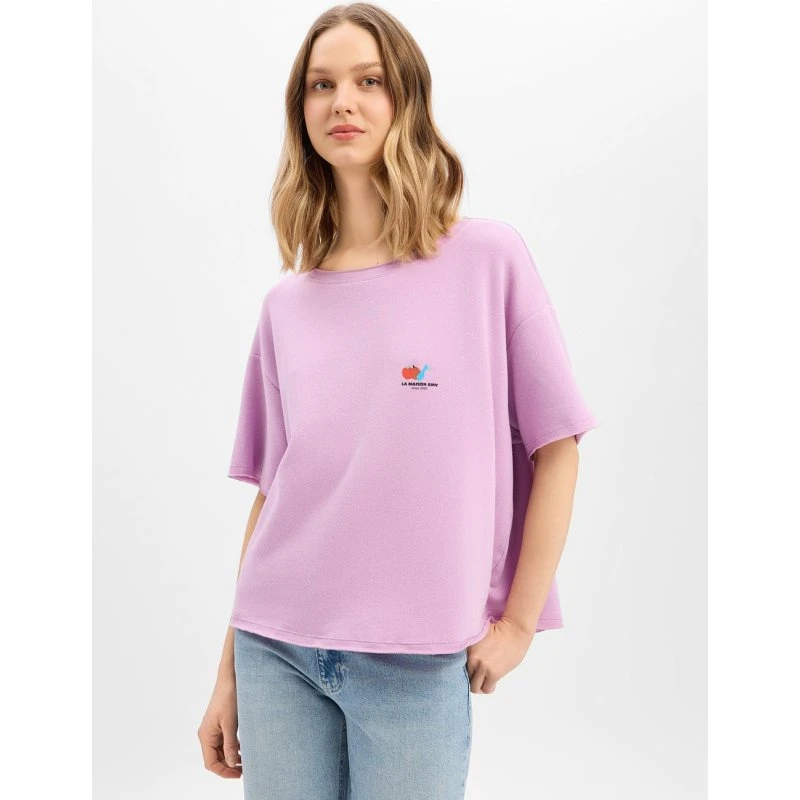 American Vintage Bluza Kobiety Bawełniana Lila M