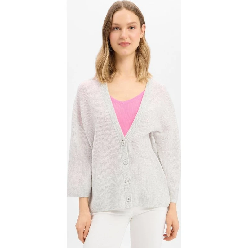 American Vintage Sweter Damsville z wełną, szary
