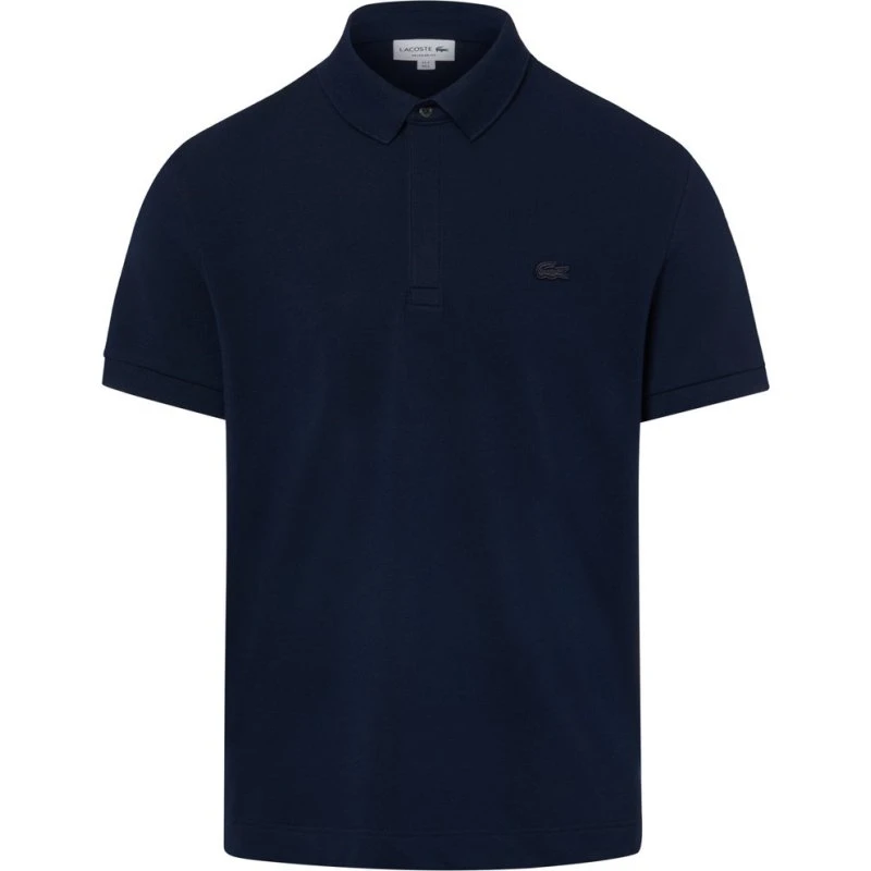 Lacoste Koszulka Polo Męska Niebieska z Bawełny Piqué