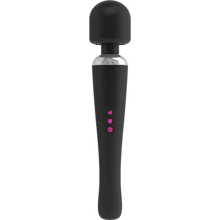 Marc Dorcel Megawand masażer z silikonową wibrującą główką Black