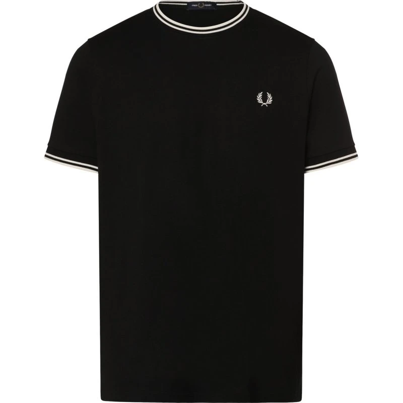 Fred Perry T-shirt Twin Tipped – Czarny, Rozmiar L