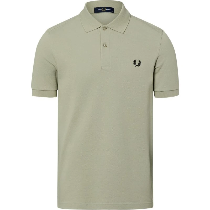 Fred Perry Koszulka Polo z Pikowanym Wzorem Regular Fit - Zielona