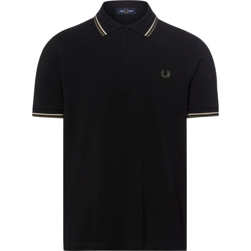 Fred Perry Koszulka Polo Piqué Czarna