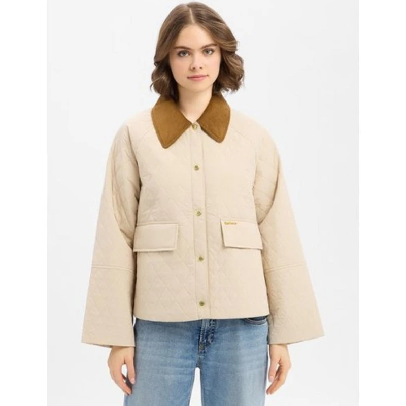 Barbour Kurtka Pikowana Kirby beige