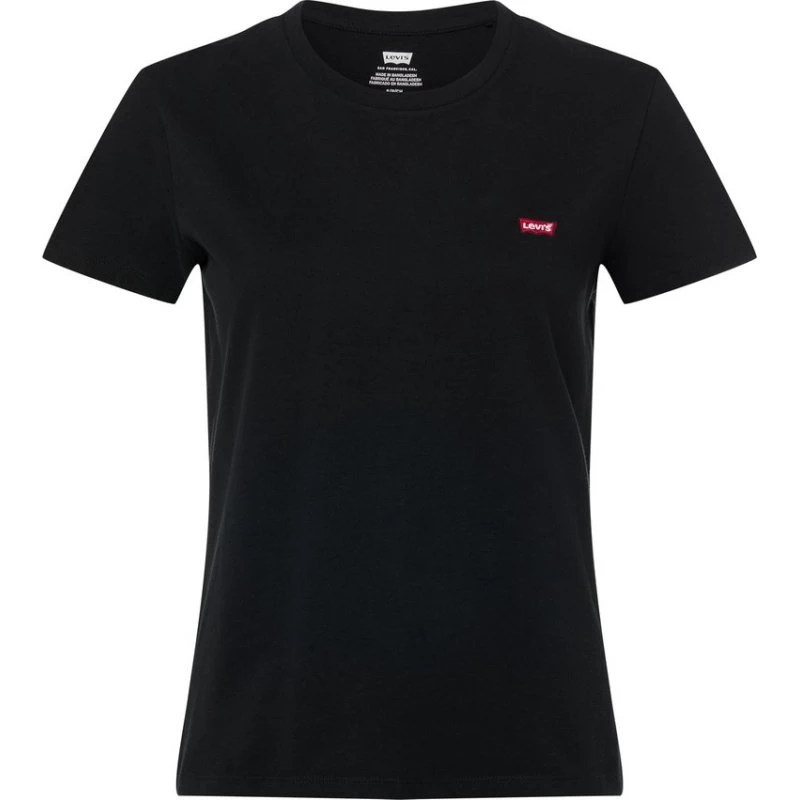 Levi's Perfect Tee - T-shirt z krótkim rękawem, czarny, damski