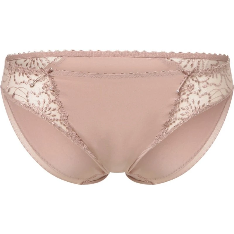 Marie Jo Slip Jane Z Ozdobnymi Perełkami - Różowy