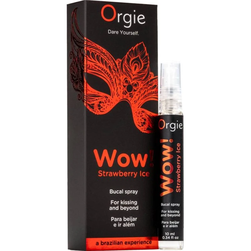 Orgie Wow! Chłodzący spray do ust Strawberry Ice 10ml