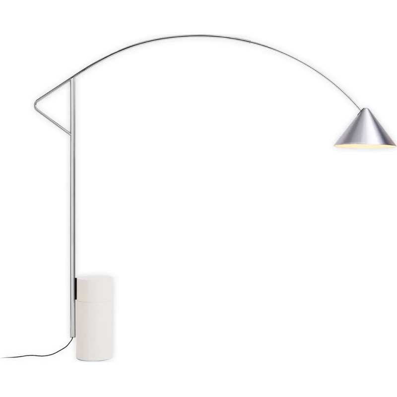 HAY Lampa podłogowa Compass, aluminium, 217 cm, E27