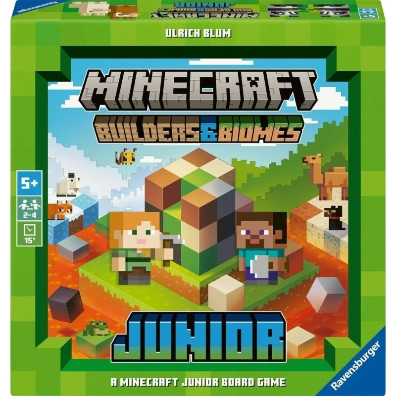 Ravensburger Minecraft Builders & Biomes Jr – gra kooperacyjna