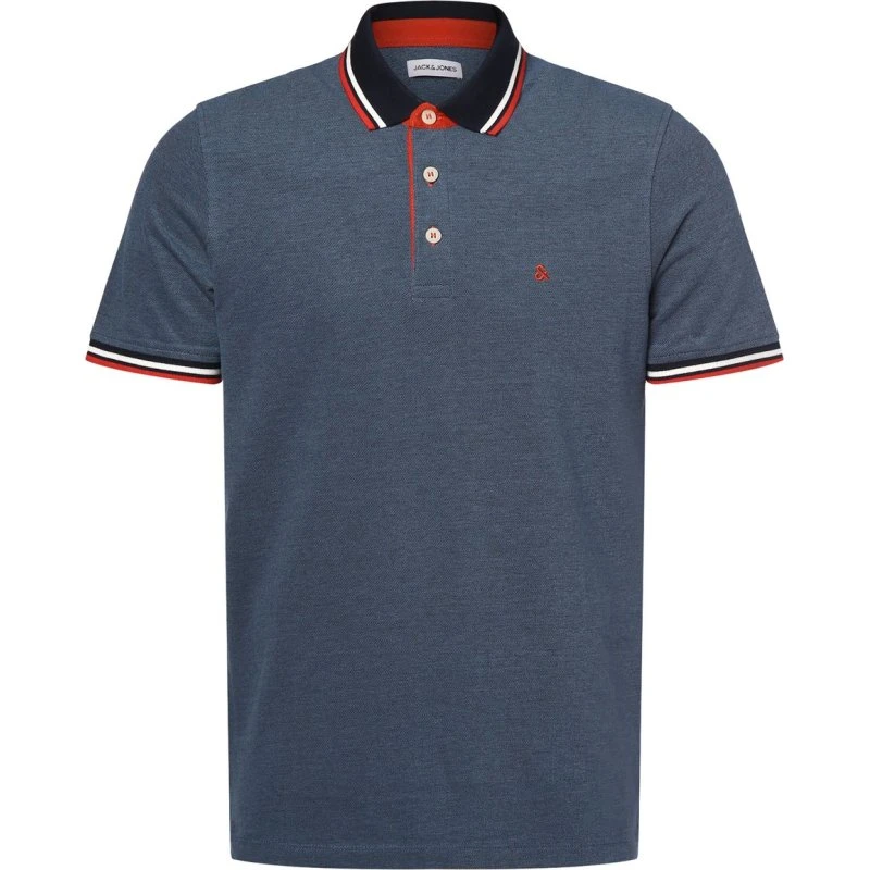 Jack & Jones Koszulka Polo JJEPAULOS Niebieska, M