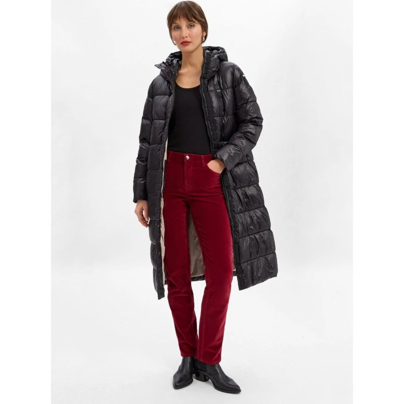Blauer Pikowany Płaszcz Bellevue z Izolacją Dupont™ Sorona® Czarny
