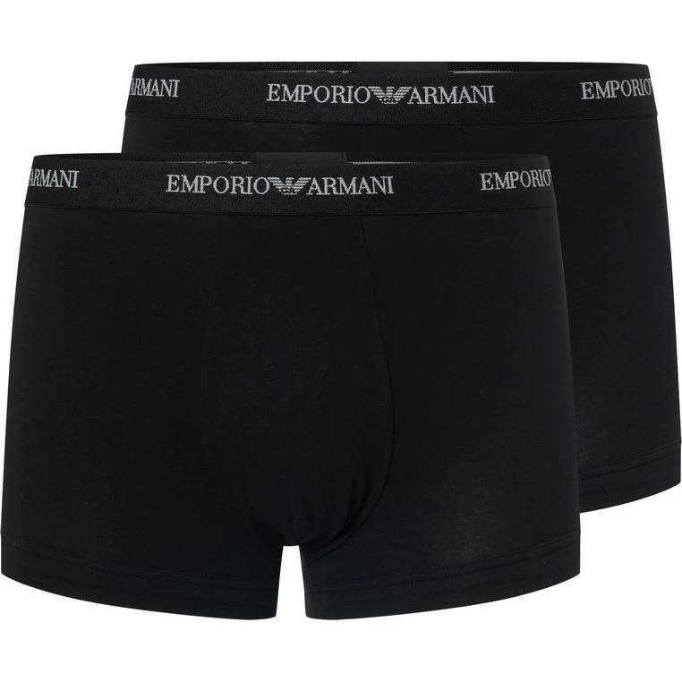 Emporio Armani Bokserki 3-pak Trunk AF14132, Czarny, L