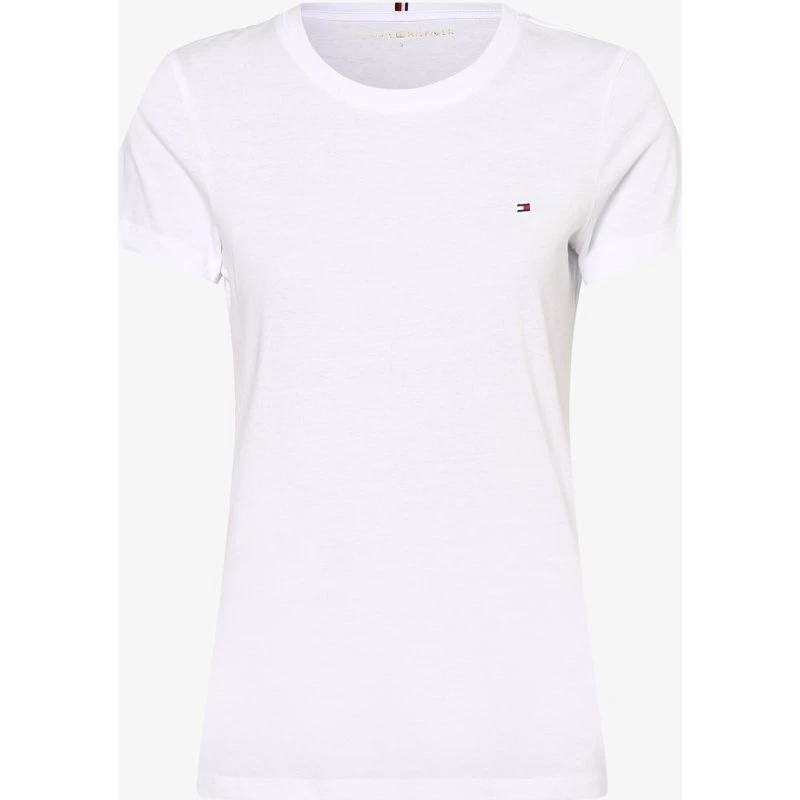 Tommy Hilfiger T-shirt damski z bawełny, biały, S