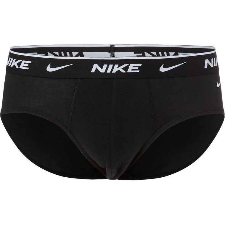Nike Essential Cotton Stretch – 3-pak slipów męskich, czarny, M