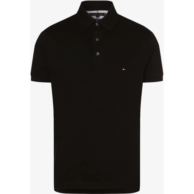 Tommy Hilfiger Koszulka Polo Slim Fit Czarna