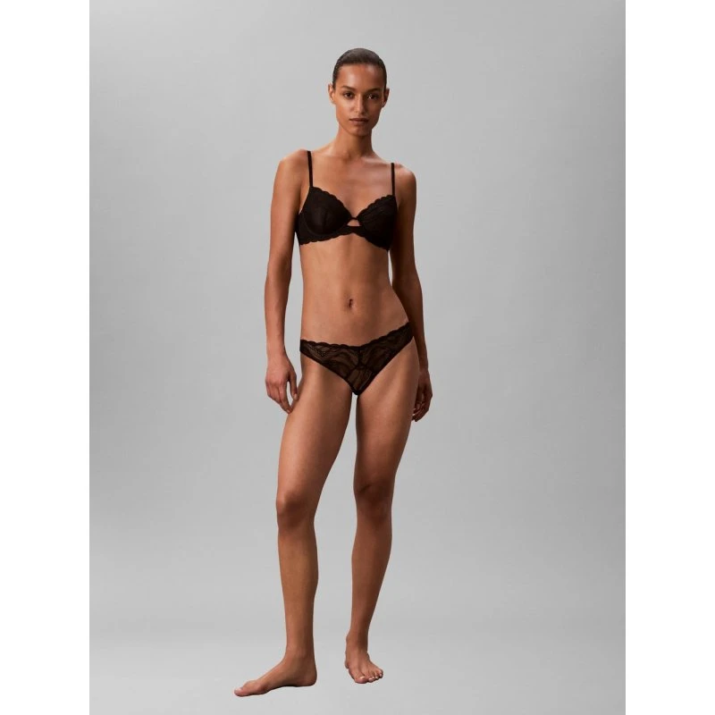 Calvin Klein Figi Sensual Stretch Lace czarne, S
