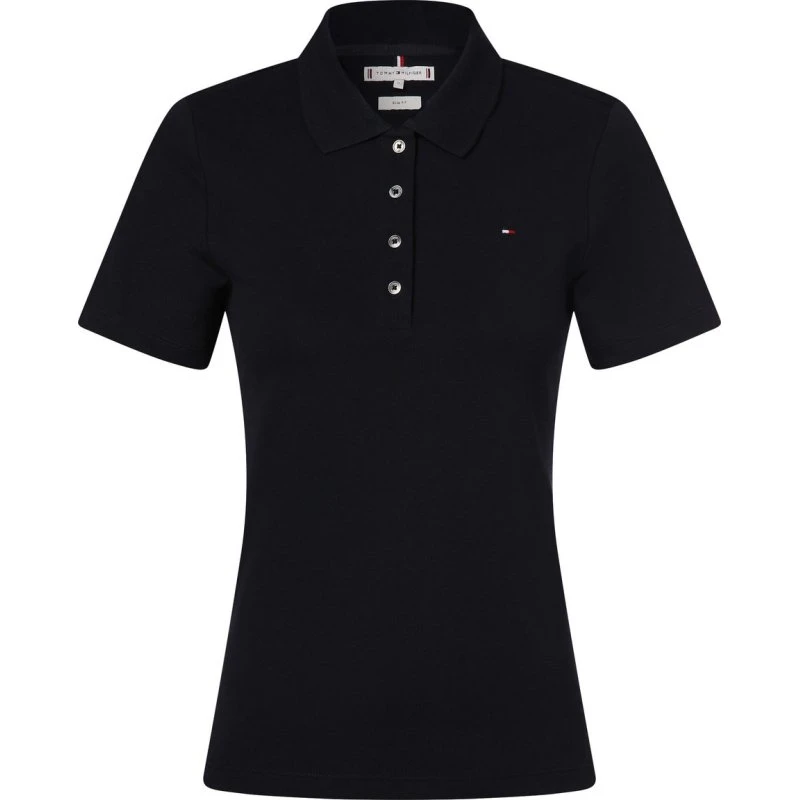 Tommy Hilfiger Koszulka Polo Slim Fit Niebieska