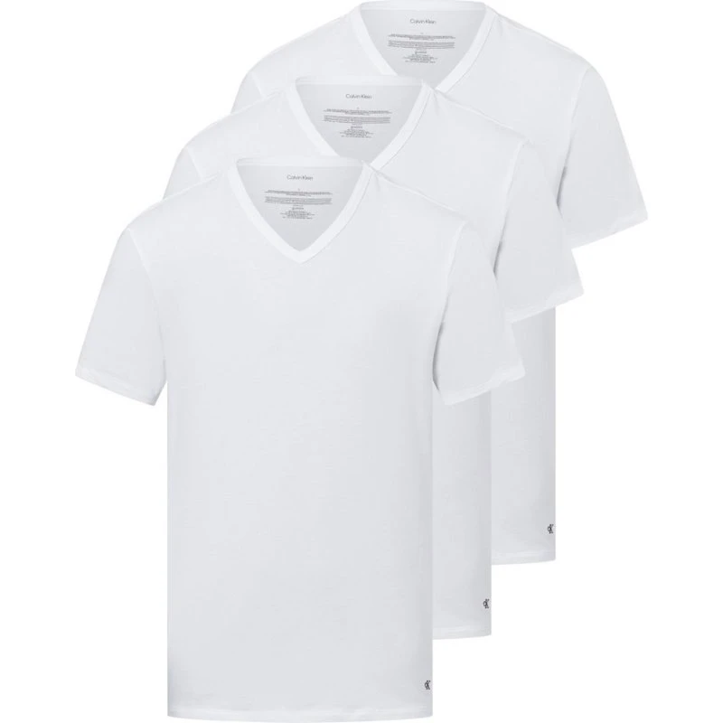 Calvin Klein T-shirt w 3-paku Mężczyźni biały, XL