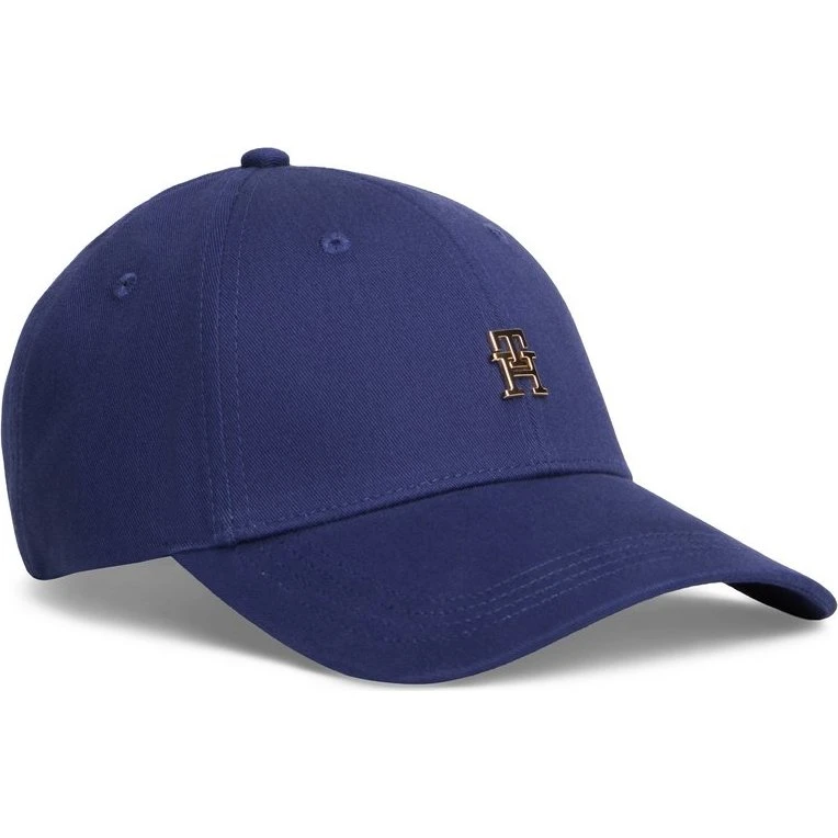 Tommy Hilfiger Czapka Damska Bawełniana Niebieska, One Size