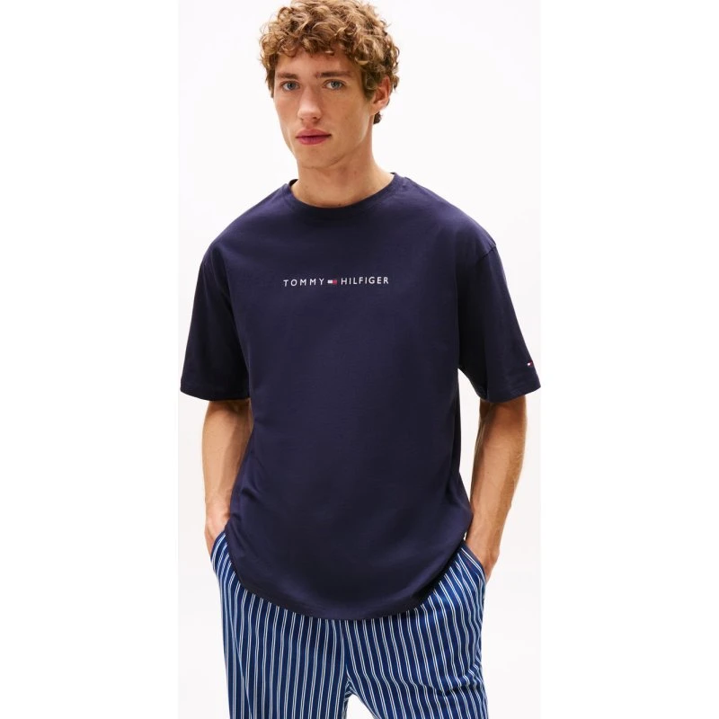 Tommy Hilfiger T-shirt z krótkim rękawem Marine M