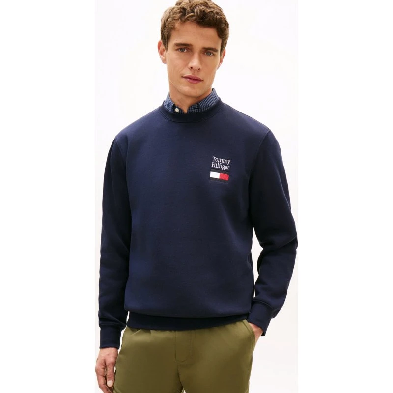 Tommy Hilfiger Bluza Męska Niebieska