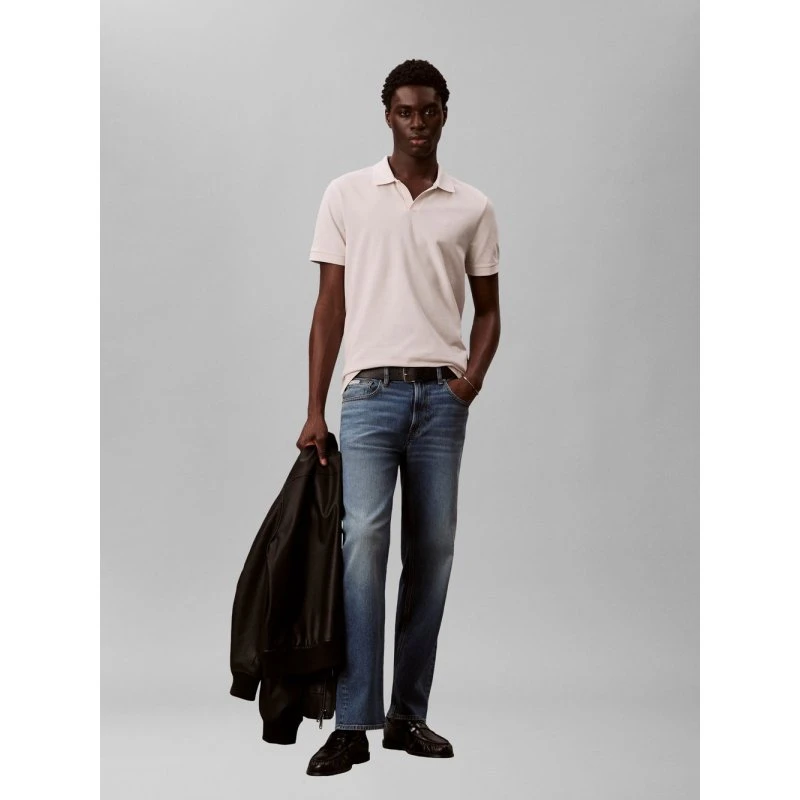Calvin Klein Jeans Koszulka Polo Classic Fit Beige