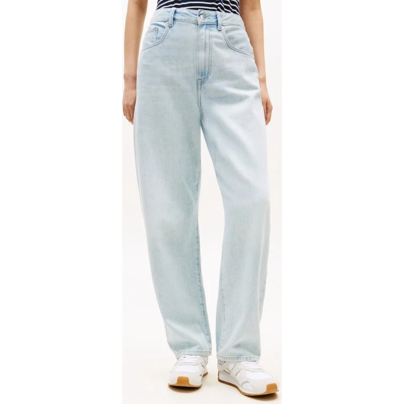 Tommy Hilfiger Dżinsy Barrel Fit Niebieskie