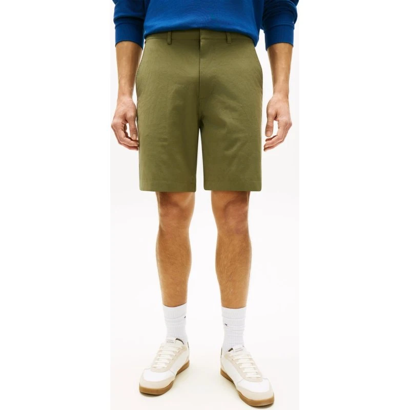Tommy Hilfiger Szorty Dover Regular Fit - Zielone