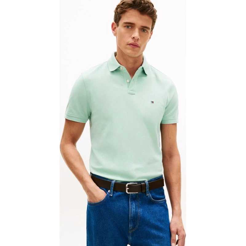 Tommy Hilfiger Koszulka Polo Regular Fit - Zielona