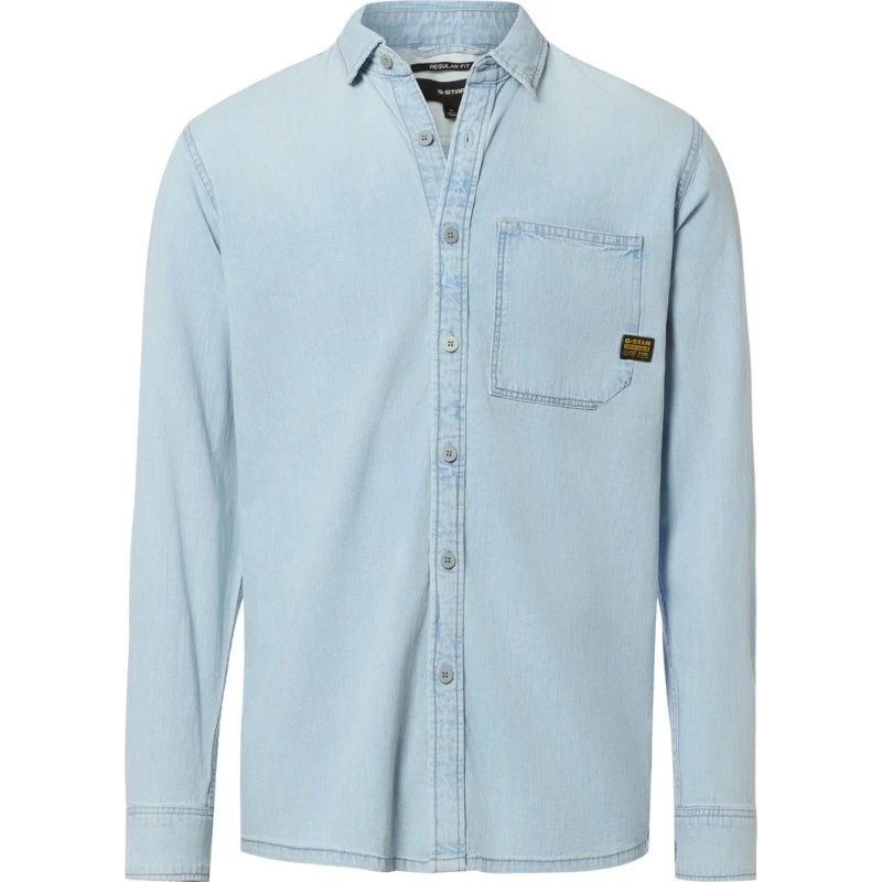 G-Star Koszula Jeansowa Asinart 80Z Denim Regular Fit