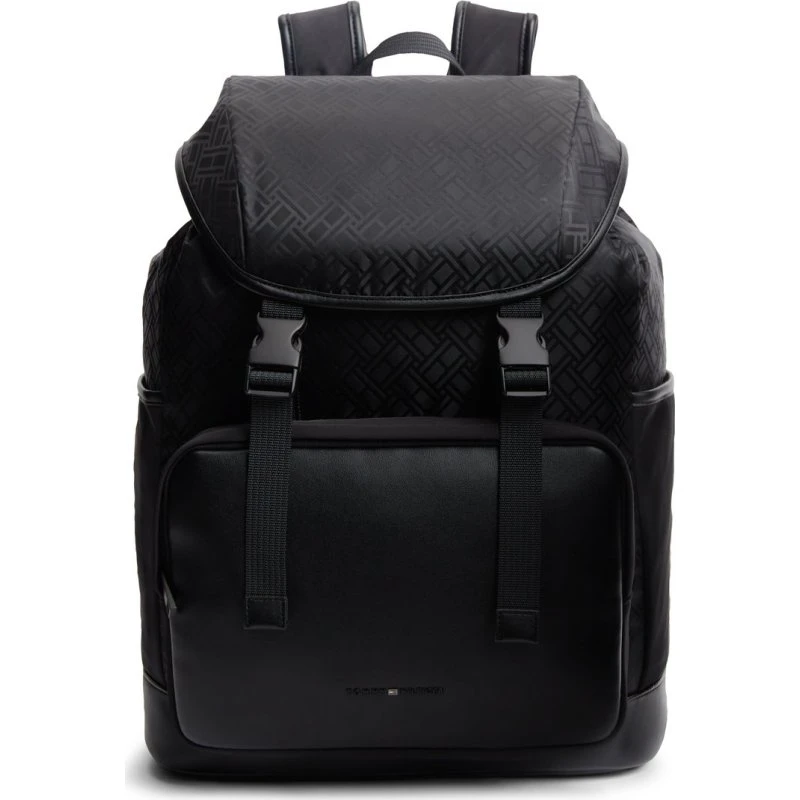 Tommy Hilfiger Plecak Męski Czarny Nylon