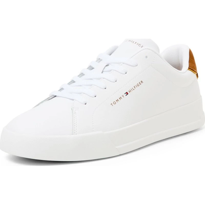 Tommy Hilfiger Sneakersy Court Core - Białe, Skórzane