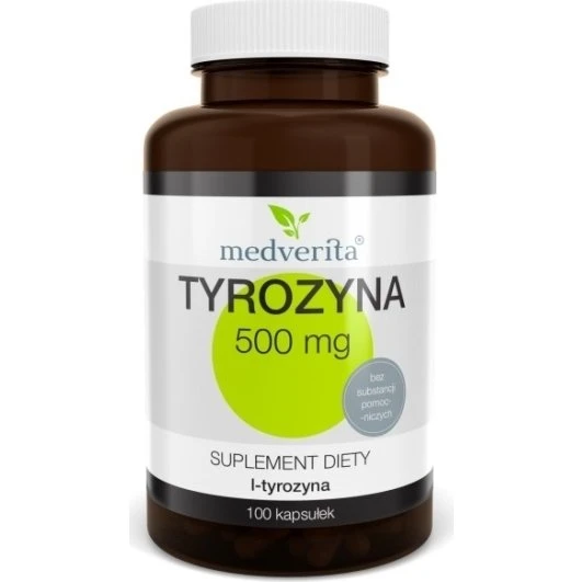 MEDVERITA Tyrozyna 500 mg 100 kapsułek