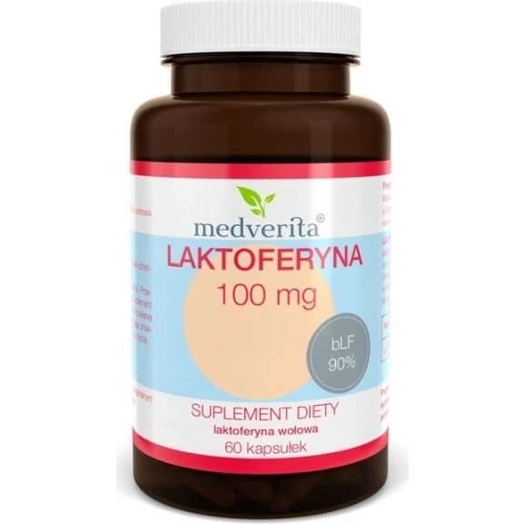 Medverita Laktoferyna 100 mg 60 kapsułek