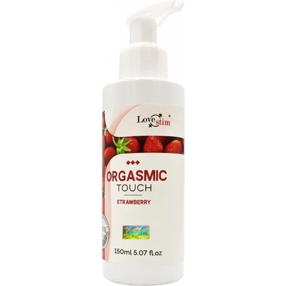 LoveStim Orgasmic Touch aromatyzowany olejek intymny Strawberry 150ml