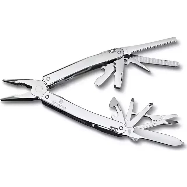 Victorinox SwissTool Spirit MX Clip 3.0224.MKB1, srebrny