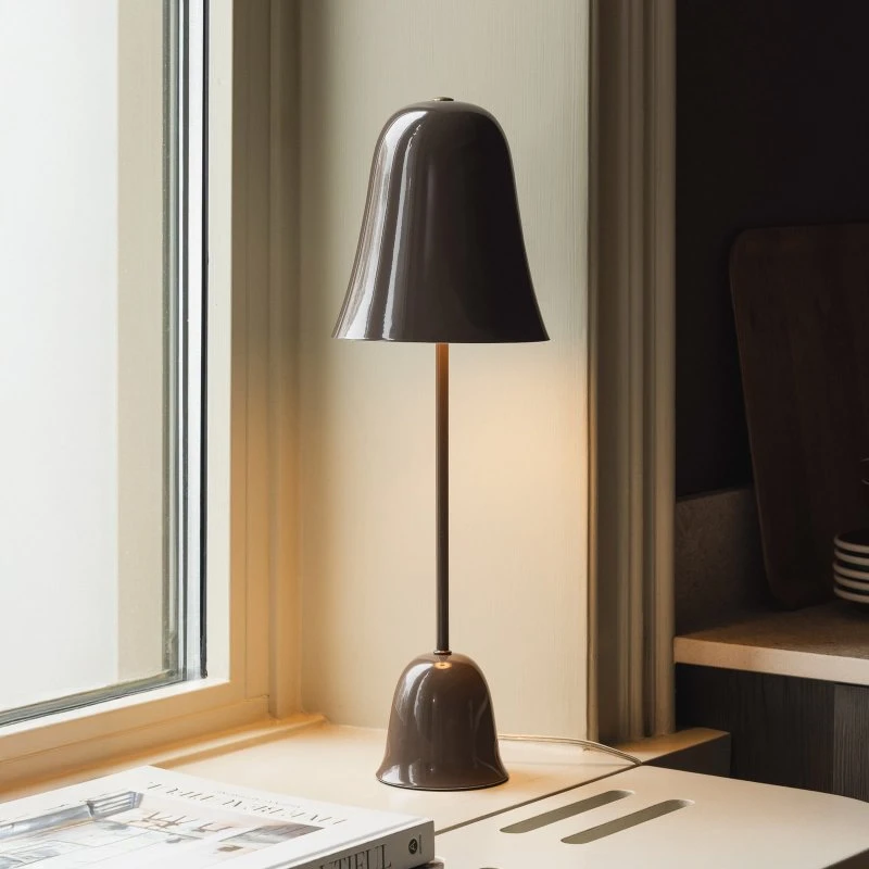 Globen Lighting Blåklockan Lampa stołowa, mokka, 56 cm