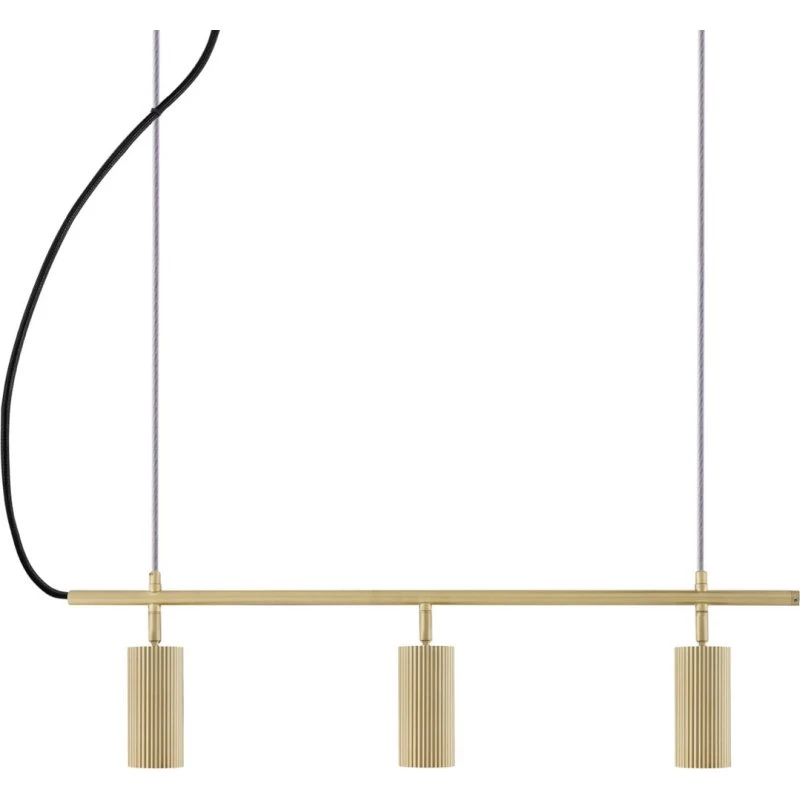 Globen Lighting Hubble 3 - Lampa wisząca mosiądz, 75 cm