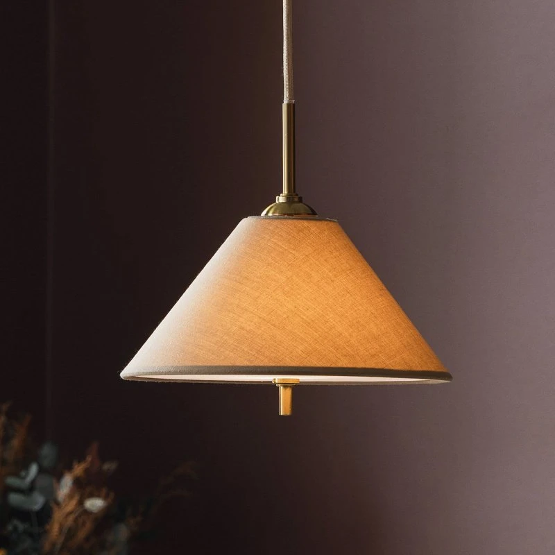 Globen Lighting żyrandol IRIS 25 mokka, Ø 25 cm