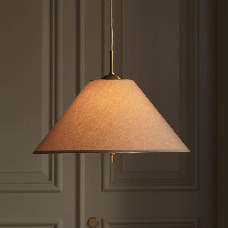 Globen Lighting żyrandol IRIS 50 mokka, Ø 50 cm