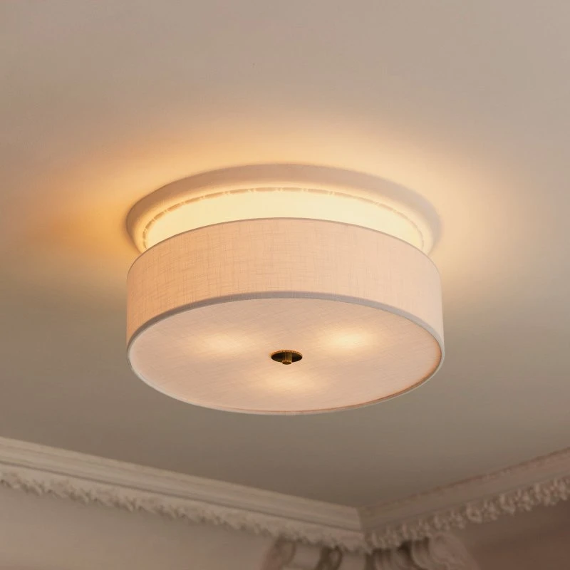 Globen Lighting Noah – lampa sufitowa, biała, 50 cm