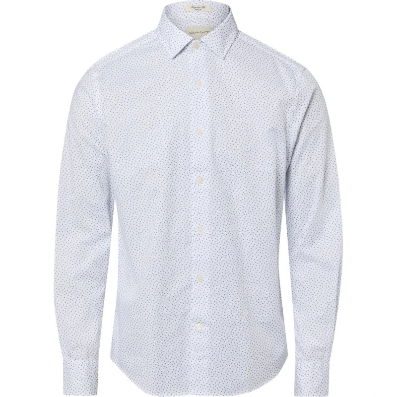 Gant Koszula Regular Fit w delikatny kwiatowy wzór, biała