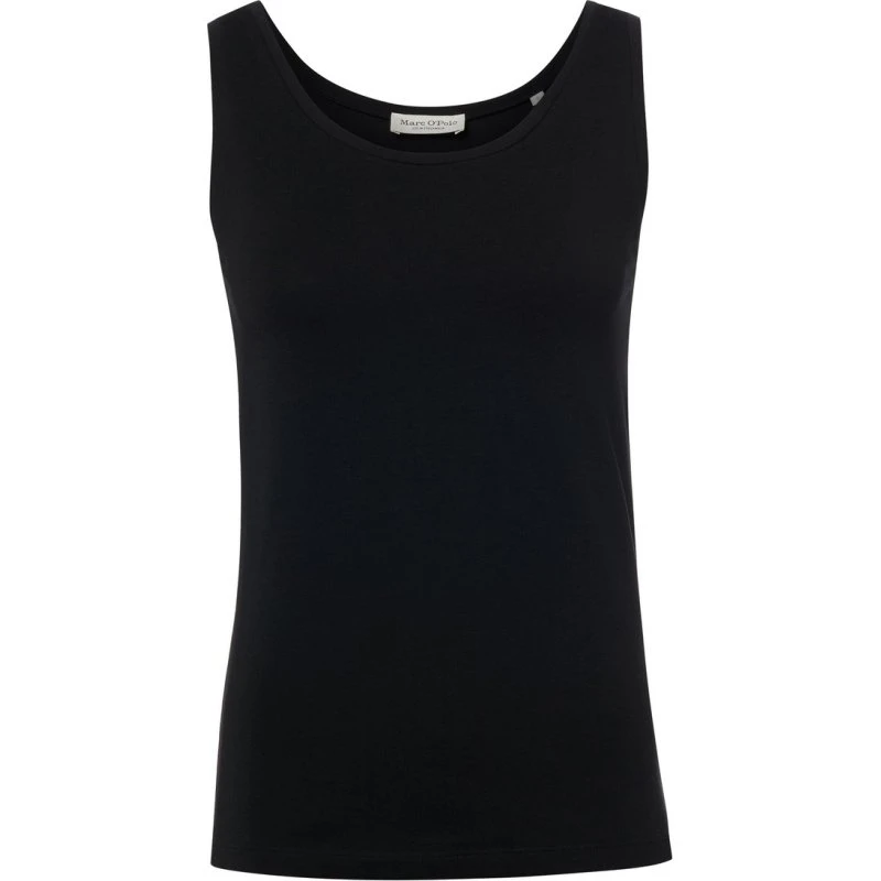 Marc O'Polo Top damski z bawełny organicznej, czarny, XS