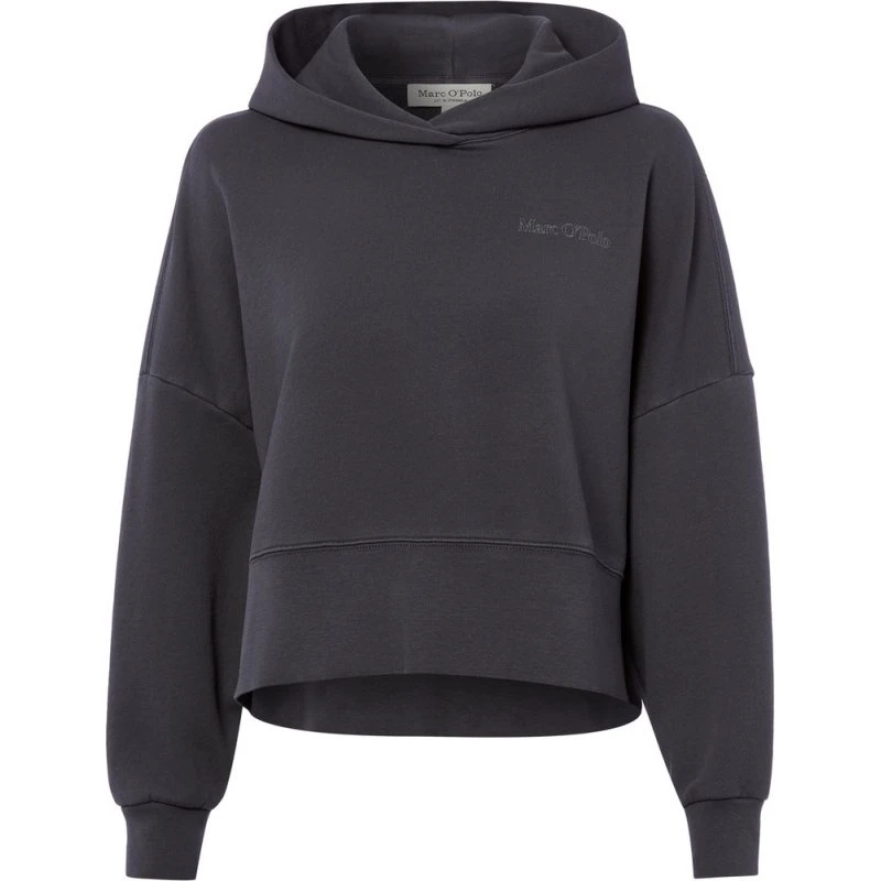 Marc O'Polo Bluza z Kapturem Oversize - Niebieska