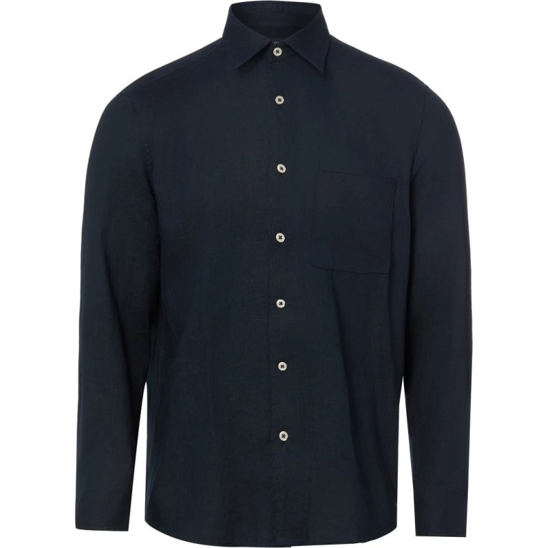 Marc O'Polo Koszula lniana Regular Fit, niebieska, M